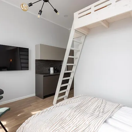 Old Town Loft With Double Beds ريغا